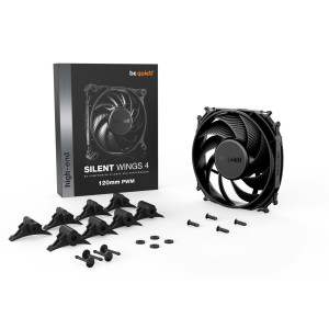 be quiet! Silent Wings 4 PWM 120x120x25mm 1600 U/min 18.9 dB(A) schwarz