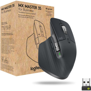 Logitech MX Master 3S for Business 2.4 GHz & Bluetooth Graphite (kabellos)