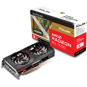 8GB Sapphire Radeon RX 7600 Gaming Pulse Aktiv PCIe 4.0 x16 (x8) (Retail)