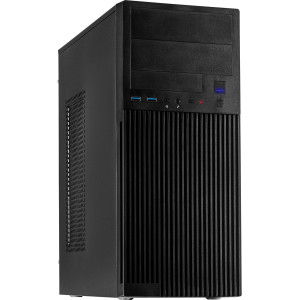 Inter-Tech IT-2815 Linear Midi Tower ohne Netzteil schwarz
