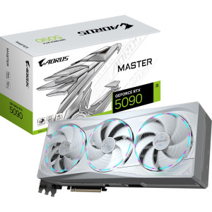 32GB Gigabyte GeForce RTX 5090 AORUS Master ICE Aktiv PCIe 5.0 x16 1xHDMI 2.1b / 3xDisplayPort 2.1b (Retail)
