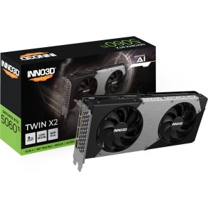 8GB INNO3D GeForce RTX 5060 Ti Twin X2 Aktiv PCIe 5.0 x16 (x8) (Retail)