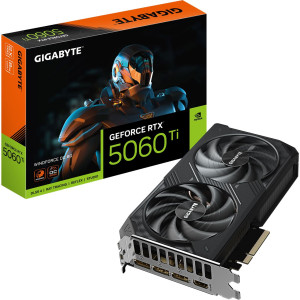 8GB Gigabyte GeForce RTX 5060 Ti Windforce OC Aktiv PCIe 5.0 x8 (Retail)