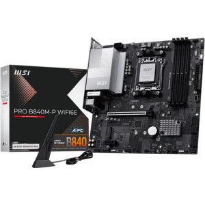MSI PRO B840M-P WIFI6E AMD B840 So.AM5 DDR5 mATX Retail