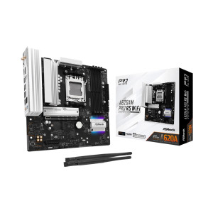 ASRock A620AM Pro RS WIFI AMD A620A So.AM5 DDR5 µATX Retail