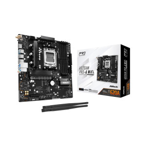 ASRock A620AM Pro-A WiFi AMD A620A So.AM5 DDR µATX Retail