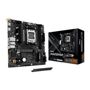 ASRock A620AM-X WiFi AMD A620A So.AM5 DDR5 µATX Retail