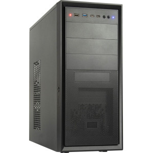 Inter-Tech IT-8862 Plaid Midi Tower ohne Netzteil schwarz