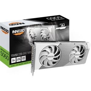 8GB INNO3D GeForce RTX 5060 TWIN X2 OC White Aktiv PCIe 5.0 x16 (x8) (Retail)