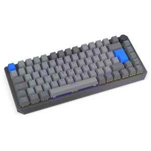 Endorfy Thock V2 75% Wireless Endorfy Yellow USB 2.4GHz Bluetooth Deutsch grau (kabellos)