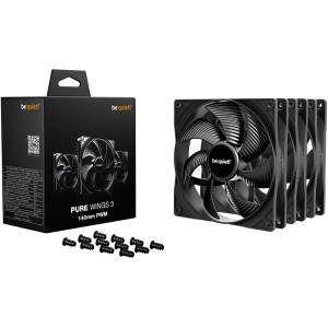 140x140x25mm be quiet! Pure Wings 3 PWM 3er-Pack schwarz