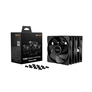 120x120x25mm be quiet! Pure Wings 3 PWM Reverse 3er-Pack schwarz
