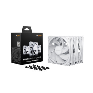 120x120x25mm be quiet! Pure Wings 3 PWM Reverse 3er-Pack weiß