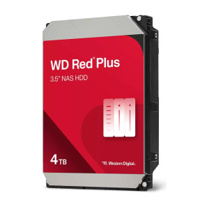 4TB WD WD Red Plus 24/7, 512e, 3.5", SATA 6Gb/s