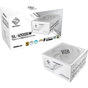 1200 Watt ASRock Steel Legend SL-1200GW weiß Modular 80+ Gold