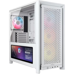 Corsair Frame 4000D LCD RS ARGB Midi Tower ohne Netzteil weiss
