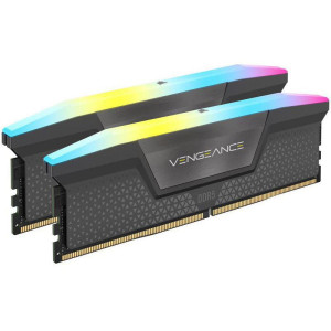 16GB Corsair Vengeance RGB grau DDR5-6000 DIMM CL36 Dual Kit
