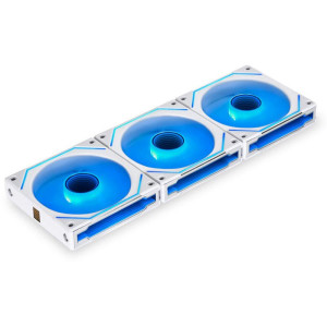 120x122.1x25mm Lian Li UNI FAN SL-INF 120 ARGB Reverse Blade PWM Lüfter, 3er Pack inkl. Controller - weiß