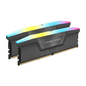 16GB (2x 8GB) Corsair VENGEANCE RGB DDR5 5600MT/s 16GB - GREY DIMM / 2x8GB / DDR5 / 1.25V / AMD EXPO Intel XMP