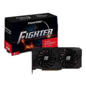 8GB PowerColor Radeon RX 7600 Fighter V2 Aktiv PCIe 4.0 x16 (x8) (Retail)