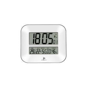 Digitaalinen herätyskello - Lowell - JD9902 - Valkoinen - 270 mm - 240 mm - Nykytyylinen