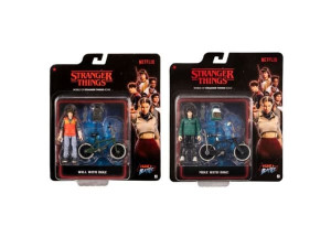 Stranger Things figur og cykel (ass.)