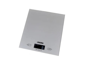 Mesko Home MS 3145, Sähkökeittiövaaka, 5 kg, 1 g, Harmaa, Lasi, Pöytämalli