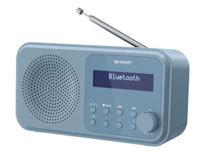 Sharp DR-P420, Kannettava, Digitaalinen, DAB, DAB+, FM, Automaattinen skannaus, Automaattinen viritys, 2 W, AAC
