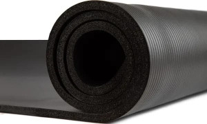 Zipro harjoitusmatto 180 cm x 60 cm x 1 cm musta