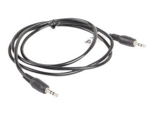 Lanberg - Äänikaapeli - stereo mini-jack uros stereo mini-jack uros - 1,2 m - musta