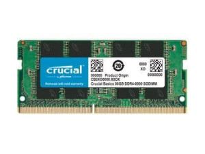 Crucial CB8GS3200, 8 Gt, 1 x 8 Gt, DDR4, 3200 MHz, 260-nastainen SO-DIMM-muisti