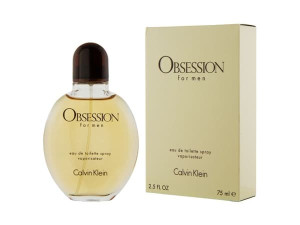 Calvin Obsession for Men Eau de Toilette 2.5 Fl Oz