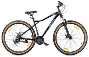 VERDANT SHRED Maastopyörä 29”, kevyt pyörä pojille, tytöille, aikuisille, lastenpyörä 29” - Alumiinirunko, levyjarrut, 21 vaihdetta - Musta
