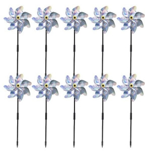 Tuulipyörät / heijastavat variksenpelättimet 10-Pack