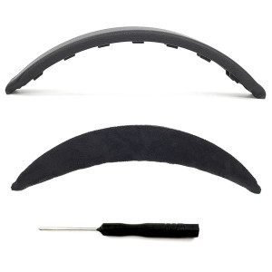Korvaava pääpantapehmuste yhteensopiva Bose QC35/QC35II/QC45/QC SE -kuulokkeiden kanssa, sisältää ruuvimeisselin Black