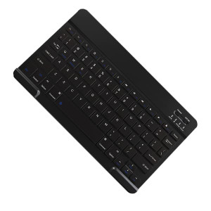 Langaton Bluetooth-näppäimistö - 10 tuuman ladattava Black
