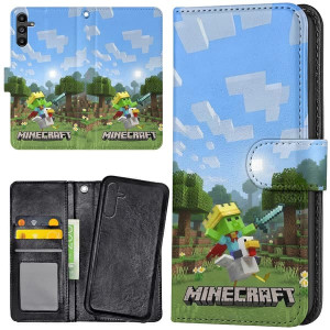 Samsung Galaxy A17 5G - Lompakkokotelo/Kuoret Minecraft