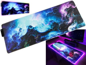 Gaming Hiirimatto RGB LED-valoilla - 80x30cm – Merenaallot