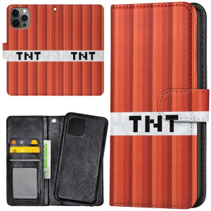 Apple iPhone 14 Pro - Lompakkokotelo/Kuoret Minecraft TNT