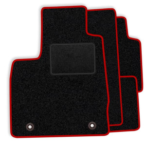 [BLM]SE002 Punainen - Velour-lattiamattosetti Seat Leon I:lle 1999-2005 - Punainen viimeistely