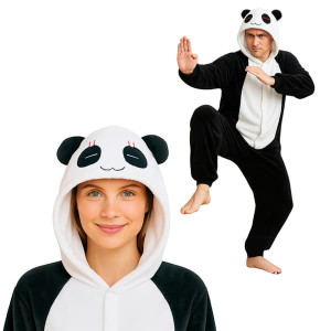 Onesie Kigurumi -pyjama-asu Panda M: 155 - 165 cm