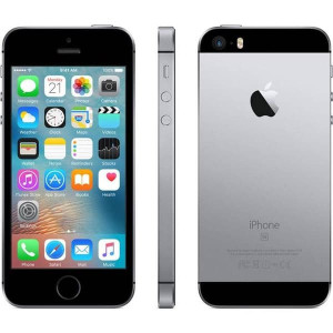 Apple iPhone SE 16GB - 1 vuoden takuu, käytetty, uudenveroinen - Musta
