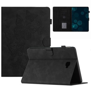 Samsung Galaxy Tab A 10.1 (2016) T580 T585 Kortinhaltija Tablet Kotelo Painettu nahka Stand Tablet Cover - Musta