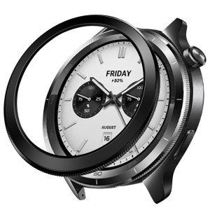Xiaomi Watch S4 / S3 kolhunkestävä kellon kehys Slim Design älykellon kehys - Musta