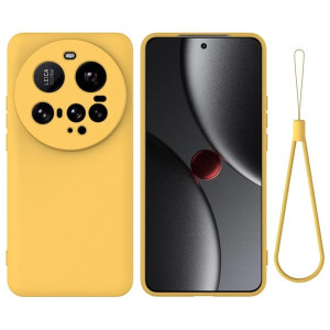 Matta nestesilikoninen kuori Xiaomi 15 Ultra - Keltainen