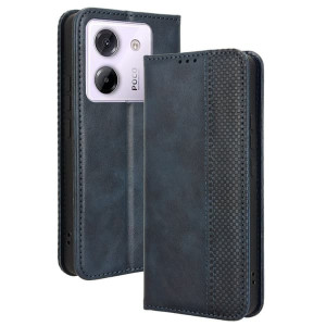 Bofink Vintage Xiaomi Poco M7 Pro 5G nahkakotelo - Sininen