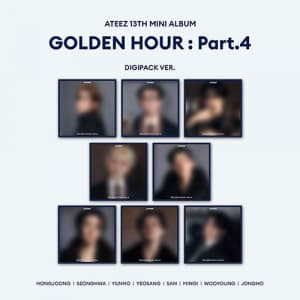 Ateez - Golden Hour : Part 4 (Digipack Ver.) (Satunnainen versio) (CD)