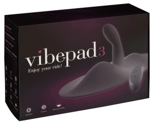 Vibepad-värähtelytyyny tehokkaalla vibraattorilla, musta, RC Vibepad 3