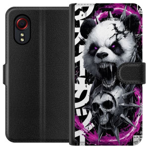 Yhteensopiva Lompakkokotelo Samsung Galaxy Xcover 5 Tumma Panda Kallo Brutalissa Kaupunki Taiteen Tyyliin