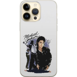 Yhteensopiva Puhelinkuori Apple iPhone 14 Pro Max Siisti muotokuva Michael Jacksonista, jossa on retrohenkisiä lavakuvia